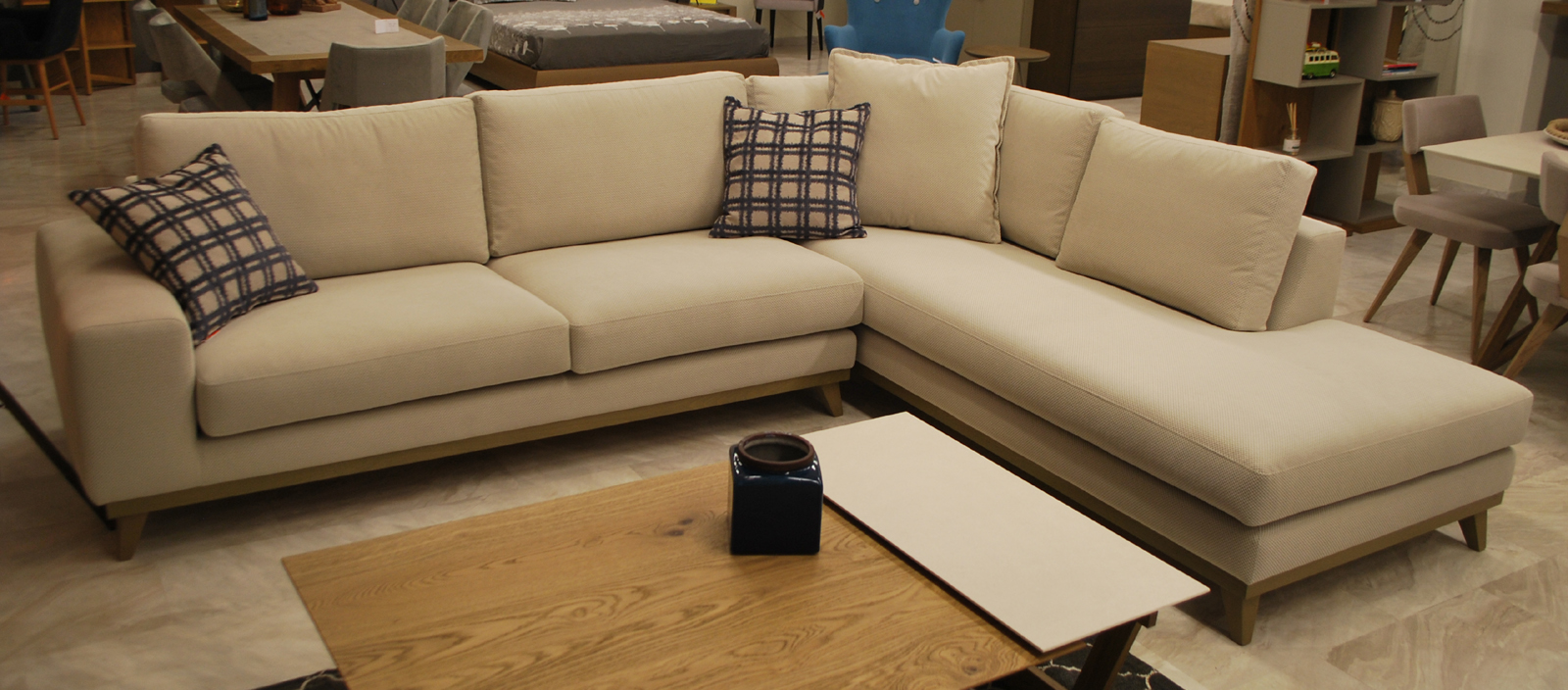 Mirage καναπές γωνία αδιάβροχο