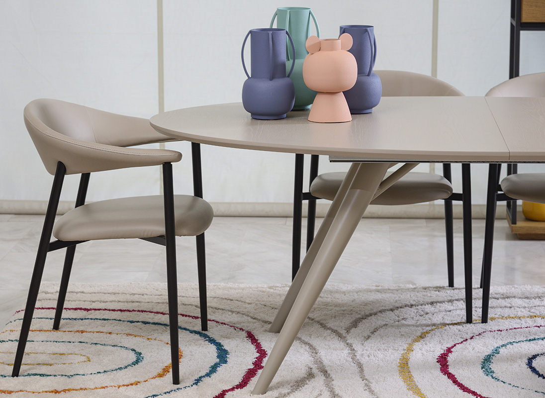 Eclipse-trapezaria-dryini-oval-metallika-podia